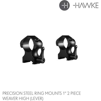 Monta Hawke Pro-Acero 1" Wysoka Montaż - Stalowe Pierścienie Monta Hawke Pro-Acero 1" Wysoka Montaż - Stalowe Pierścienie