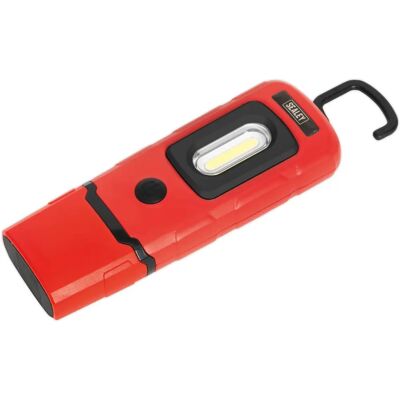 Lámpara de inspección recargable Sealey LED3601R - Rojo Lámpara de inspección recargable Sealey LED3601R - Rojo