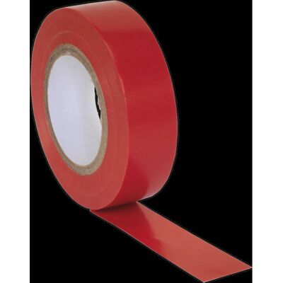 Sealey ITRED10 PVC Insulating Tape - Red - 19mm x 20m Sealey ITRED10 PVC Insulating Tape - Red - 19mm x 20m