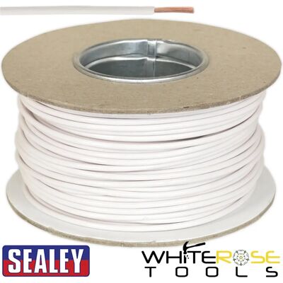 Sealey Automotive Cable - 2mm² White - 50m - Thin Wall Single Core Sealey Automotive Cable - 2mm² White - 50m - Thin Wall Single Core