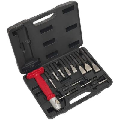 Sealey AK9215 Interchangeable Punch & Chisel Set - 13pc Sealey AK9215 Interchangeable Punch & Chisel Set - 13pc