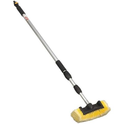 Sealey CC953 Five Sided Flo-Thru Brush - Lightweight, Telescopic Handle Sealey CC953 Five Sided Flo-Thru Brush - Lightweight, Telescopic Handle