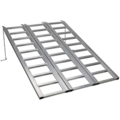 Sealey FLR680T Aluminum Ramp for Motorcycle Trike ATV - 680kg Capacity Sealey FLR680T Aluminum Ramp for Motorcycle Trike ATV - 680kg Capacity