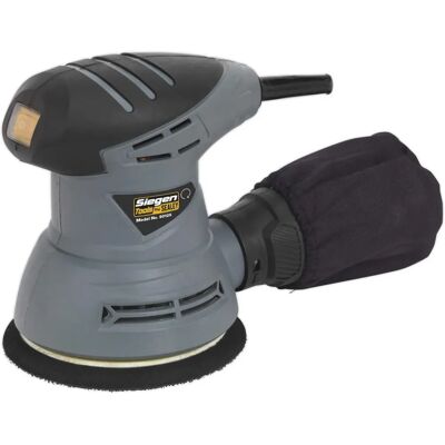 Siegen Tools S0125 Dual Action Palm Sander - Lightweight Compact - Palm Sander - 125mm - 240W Siegen Tools S0125 Dual Action Palm Sander - Lightweight Compact - Palm Sander - 125mm - 240W