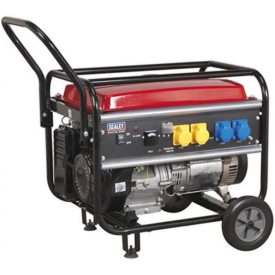 Sealey G5501 Generator - Powerful 5500W Petrol with Wheels Sealey G5501 Generator - Powerful 5500W Petrol with Wheels