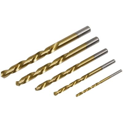 Sealey AK8189 Links Spiralbohrer-Set - 5 Stück Sealey AK8189 Links Spiralbohrer-Set - 5 Stück