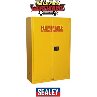 Sealey FSC10 Yellow Flammables Storage Cabinet - storage cabinet Sealey FSC10 Yellow Flammables Storage Cabinet - storage cabinet