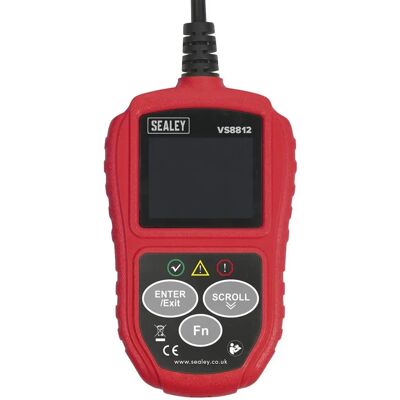 Sealey VS8812 EOBD Kode Leser - Sanntidsdata Sealey VS8812 EOBD Kode Leser - Sanntidsdata