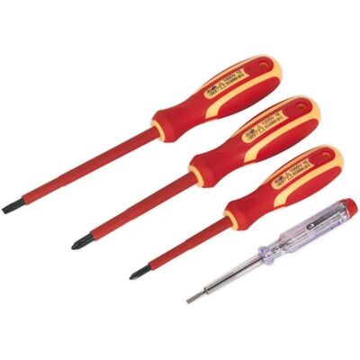 Siegen Tools S01155 Electrician's Screwdriver Set - VDE Approved Siegen Tools S01155 Electrician's Screwdriver Set - VDE Approved