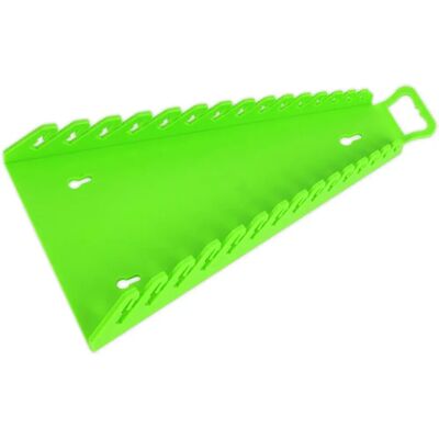 Sealey WR09HV Reverse Spanner Rack - Organizes up to 15 Spanners - Green Sealey WR09HV Reverse Spanner Rack - Organizes up to 15 Spanners - Green