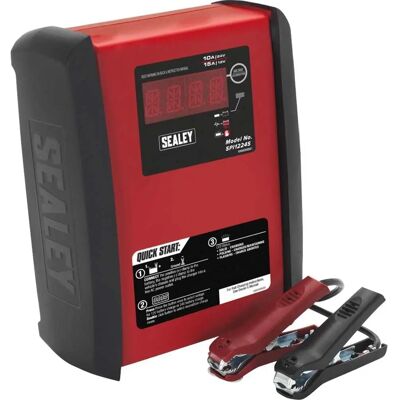 Sealey Schumacher Intelligent Speed Charge Battery Charger - 12V/24V, 15A/10A Sealey Schumacher Intelligent Speed Charge Battery Charger - 12V/24V, 15A/10A