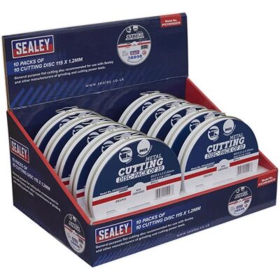 Sealey PTC11510CETD Cutting Disc - Stainless Steel - 115mm Sealey PTC11510CETD Cutting Disc - Stainless Steel - 115mm