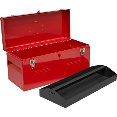 Sealey AP533 Compact Steel Toolbox with Tote - Toolbox Sealey AP533 Compact Steel Toolbox with Tote - Toolbox