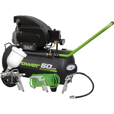 Sealey Air Compressor 50L Direct Drive 2hp - Air Compressor Sealey Air Compressor 50L Direct Drive 2hp - Air Compressor