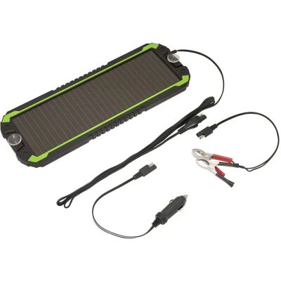 Sealey 12V/1.5W Solar Panel Black - Solar Power Panel Sealey 12V/1.5W Solar Panel Black - Solar Power Panel
