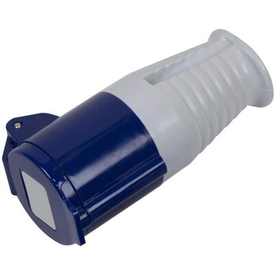 Prise bleue Worksafe WC24016 - 230V 16A - Publicité Prise bleue Worksafe WC24016 - 230V 16A - Publicité