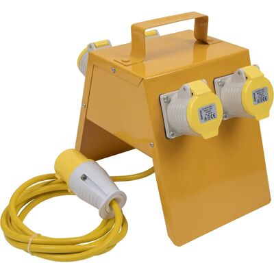 Boîte répartitrice 4 voies Worksafe WSSB16 - 16A, câble 1,5mm - Publicité Boîte répartitrice 4 voies Worksafe WSSB16 - 16A, câble 1,5mm - Publicité