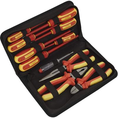 Siegen S01219 Insulated Electrical VDE Tool Set 11pc Siegen S01219 Insulated Electrical VDE Tool Set 11pc