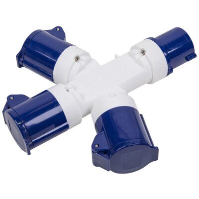 Worksafe WTWS16A 3-Way Splitter - Electrical Equipment Worksafe WTWS16A 3-Way Splitter - Electrical Equipment
