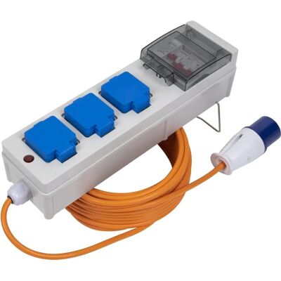 Worksafe WSC16133 Caravan & Camping Mains Unit - 15m with RCD Worksafe WSC16133 Caravan & Camping Mains Unit - 15m with RCD