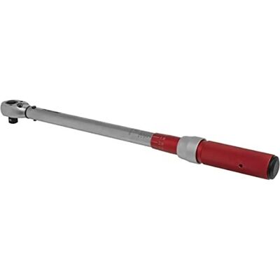 Sealey Calibrated 1/2"Sq Drive Torque Wrench Micrometer Style 40-220Nm Sealey Calibrated 1/2"Sq Drive Torque Wrench Micrometer Style 40-220Nm