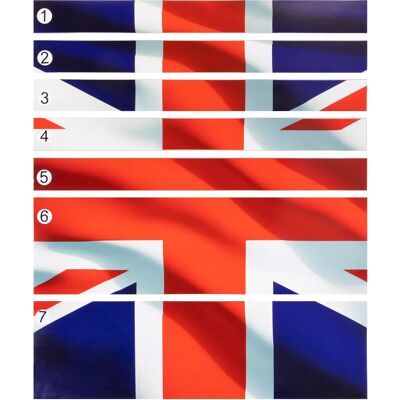 Sealey APTBG05 Union Jack Toolbox Graphics Stickers - Red Sealey APTBG05 Union Jack Toolbox Graphics Stickers - Red