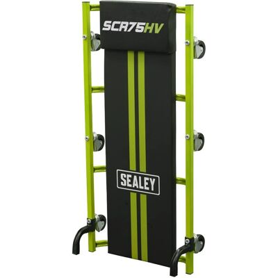 Sealey SCR75HV 36" Deluxe American-Style Creeper with Steel Frame & 6 Wheels - Hi-Vis Green Sealey SCR75HV 36" Deluxe American-Style Creeper with Steel Frame & 6 Wheels - Hi-Vis Green
