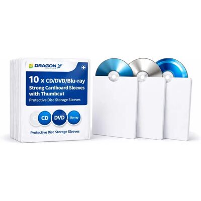 Brand UC 1000-400 CD/DVD Sleeves - Scratch Resistant Brand UC 1000-400 CD/DVD Sleeves - Scratch Resistant