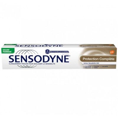 Dentifrice Protection Complète Sensodyne - 75ml - Publicité Dentifrice Protection Complète Sensodyne - 75ml - Publicité