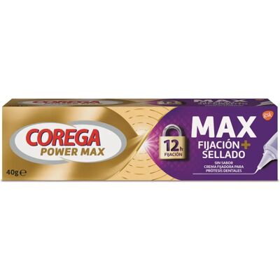 Corega Max Selamento Crem Fix Protese 40g Corega Max Selamento Crem Fix Protese 40g