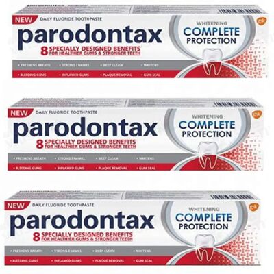 Parodontax Pasta de dentes completa de branqueamento - Pasta de dentes Parodontax Pasta de dentes completa de branqueamento - Pasta de dentes