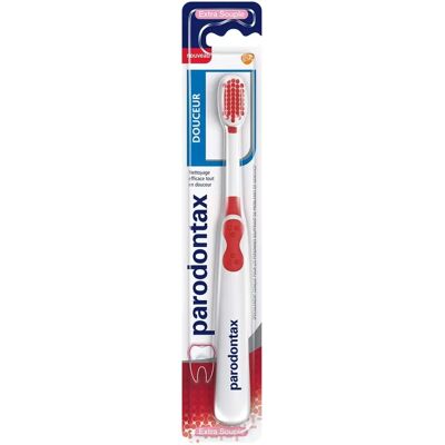 Brosse à Dents PARODONTAX - Poils extra souples pour nettoyage doux - Hygiène bucco-dentaire complète - Publicité Brosse à Dents PARODONTAX - Poils extra souples pour nettoyage doux - Hygiène bucco-dentaire complète - Publicité