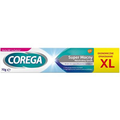 Corega Extra Strong No Flavour Denture Adhesive - Denture Adhesive Corega Extra Strong No Flavour Denture Adhesive - Denture Adhesive
