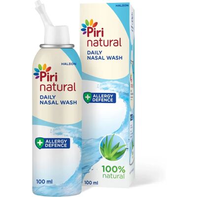 PiriNatural Breathe Clean Daily Nasal Wash - Nasal Spray for Allergies & Congestion PiriNatural Breathe Clean Daily Nasal Wash - Nasal Spray for Allergies & Congestion