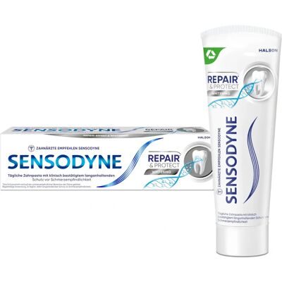 Sensodyne Modell - Empfindliche Zähne Reparieren & Aufhellen Zahnpasta - Zahnpasta Sensodyne Modell - Empfindliche Zähne Reparieren & Aufhellen Zahnpasta - Zahnpasta
