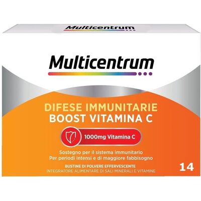 Glaxosmithkline Multicentrum - Potenziamento Immunitario Vitamina C - 14 Bustine Glaxosmithkline Multicentrum - Potenziamento Immunitario Vitamina C - 14 Bustine