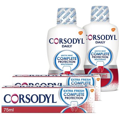 Corsodyl Gum Care Toothpaste And Toothbrush Multipack - 2 items - oral care multipack Corsodyl Gum Care Toothpaste And Toothbrush Multipack - 2 items - oral care multipack
