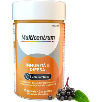 Multicentrum Immunità & Difesa con Sambuco - Integratore alimentare Multicentrum Immunità & Difesa con Sambuco - Integratore alimentare