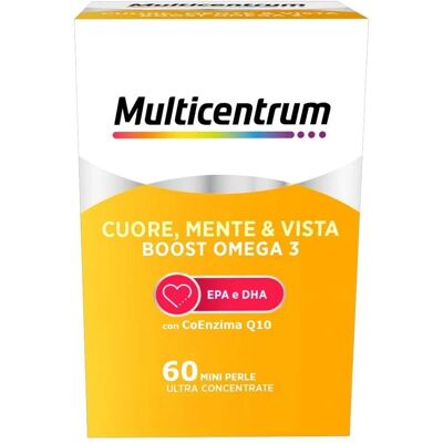 Haleon Italy Srl Multicentrum Cuore, Mente e Vista Boost Omega 3 - Integratore alimentare Haleon Italy Srl Multicentrum Cuore, Mente e Vista Boost Omega 3 - Integratore alimentare