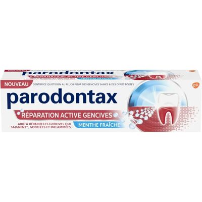 PARODONTAX Dentifrice Réparation Active Menthe Fraîche - Dentifrices - Publicité PARODONTAX Dentifrice Réparation Active Menthe Fraîche - Dentifrices - Publicité