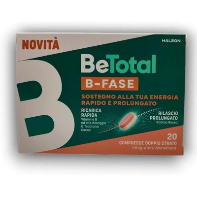 Haleon Italy Srl BeTotal B Fase - Integratore di Vitamine B ad Alto Dosaggio - 20 Compresse Haleon Italy Srl BeTotal B Fase - Integratore di Vitamine B ad Alto Dosaggio - 20 Compresse
