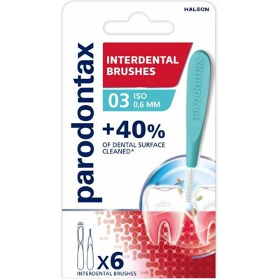 Parodontax Interdentale Borstels - Maat 3 ISO 0,6mm, Verpakking van 6 Parodontax Interdentale Borstels - Maat 3 ISO 0,6mm, Verpakking van 6