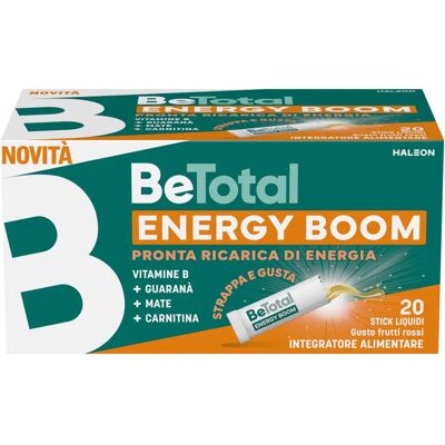 Haleon Italy BeTotal Energy Boom 20 Stick - Integratore alimentare Haleon Italy BeTotal Energy Boom 20 Stick - Integratore alimentare