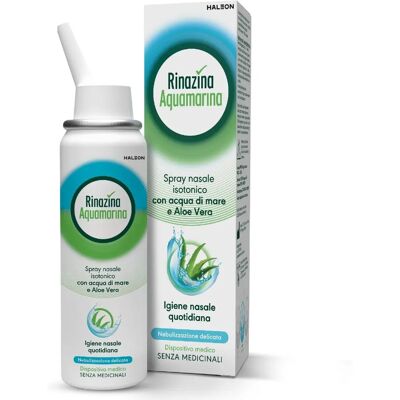 Glaxosmithkline Rinazina Aquamarina Spray Nasale - Sensibile Glaxosmithkline Rinazina Aquamarina Spray Nasale - Sensibile
