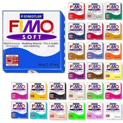 Staedtler - Fimo Soft Starter Pack - 12x57g - Argila Staedtler - Fimo Soft Starter Pack - 12x57g - Argila