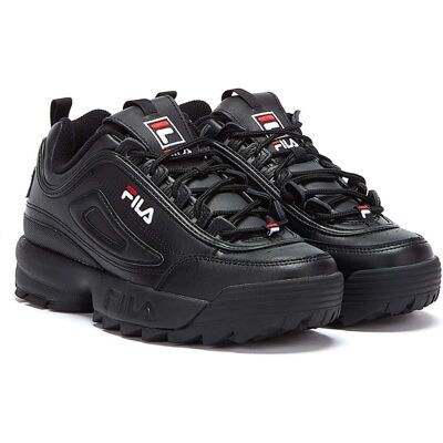 Fila - Disruptor II Premium - Black - White - Trainer Fila - Disruptor II Premium - Black - White - Trainer