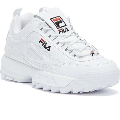 Fila Disruptor II Premium White Trainers - Sneakers Fila Disruptor II Premium White Trainers - Sneakers