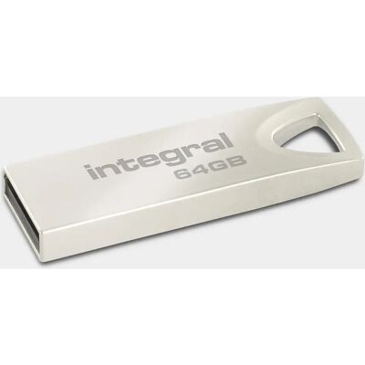 Integral Memory ARC 64GB USB - Clé USB métallique Integral Memory ARC 64GB USB - Clé USB métallique