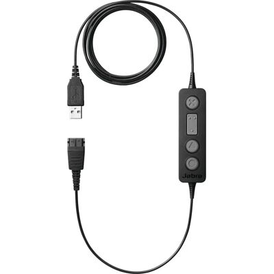 Jabra - Link 260 - Kabl?) QD - Musta - USB-sovitin Jabra - Link 260 - Kabl?) QD - Musta - USB-sovitin