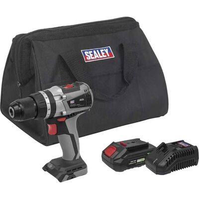 Kit Perceuse à percussion sans balais Sealey CP20VDDXKIT1 - 20V, 13mm, 2Ah - Publicité Kit Perceuse à percussion sans balais Sealey CP20VDDXKIT1 - 20V, 13mm, 2Ah - Publicité